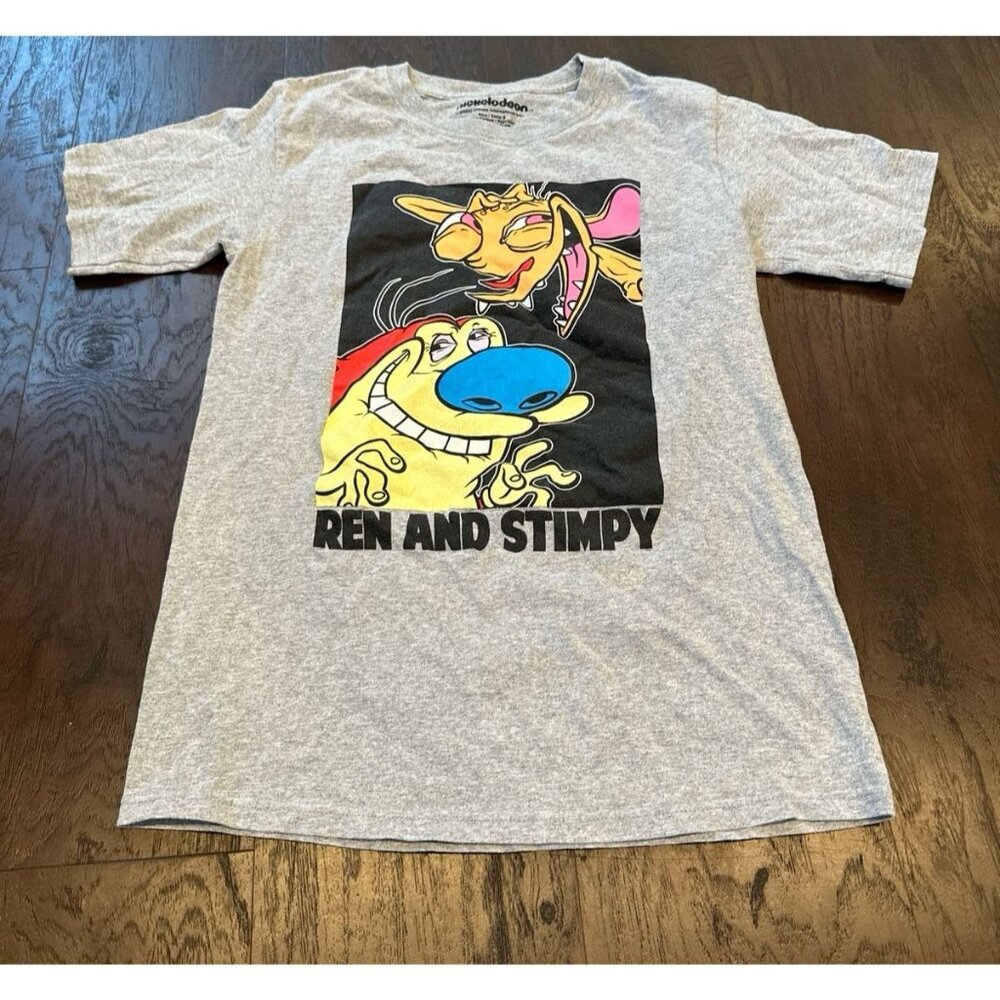 Ren & Stimpy Cartoon T-shirt Cotton Tee